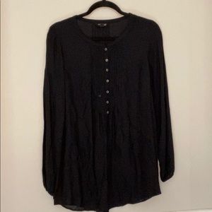 Lucky Brand black blouse